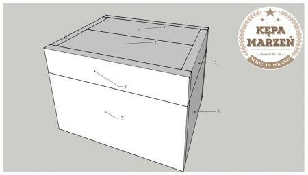 PROJEKT PUDEŁKA W SKETCHUP